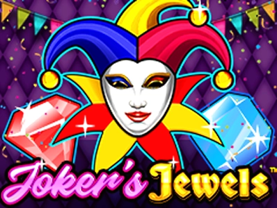 slot-7 Joker's Jewels harlequin mask with two gems