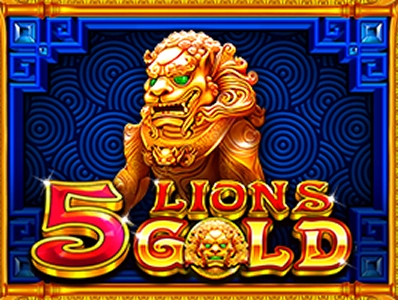 slot-8 5 Lions Gold golden lion statue