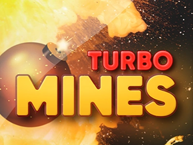 Turbo Mines bomb with burning fuse